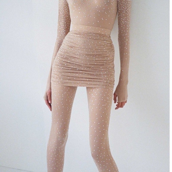 Alex Perry Benson Ruched Mini Skirt - Picture 5 of 8